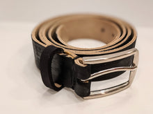 Load image into Gallery viewer, Veg Tan Men's Hand-Made Leather Belt: Mahogany 1 3/8"