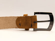Load image into Gallery viewer, Veg Tan Men's Hand-Made Leather Belt: Cognac 1 3/8"